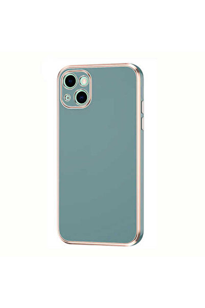 Fer10Tech حافظة متوافقة مع هاتف iPhone 13 F10T - أخضر بترولي