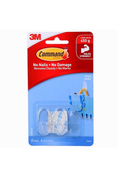 3M clear small hooks 3M Command Decorating Clips, Wire Toggle Hooks, Mini Clear plastic hook Command Ho