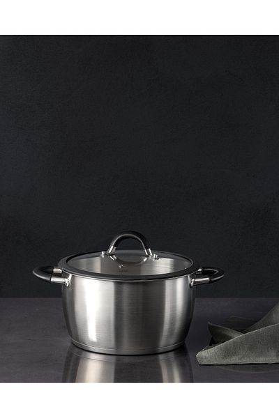 Madame Coco Colin Deep Pot - Steel - 24 cm