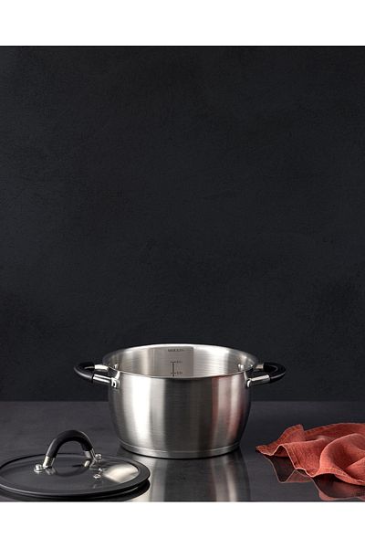 Madame Coco Colin Deep Pot - Steel - 20 cm