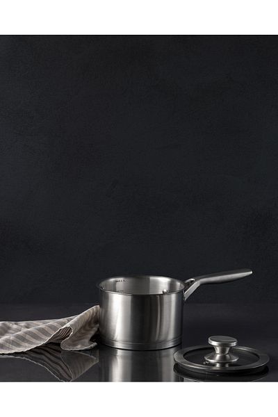 Madame Coco Raye Sauce Pot - Steel - 16 cm