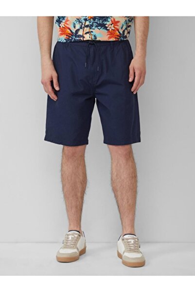 s.Oliver Men's Chino Shorts, Detroit, Mid Waist, Regular Fit, Navy Blue