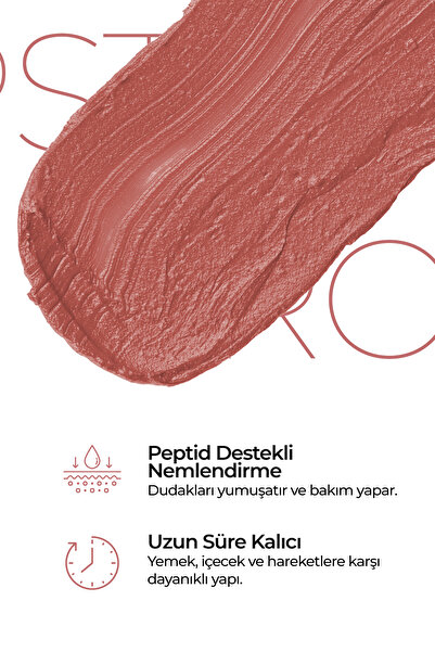 JOWE Professional Yoğun Renk Ve Nemlendirme Sağlayan Peptide İçerikli Ruj - 210