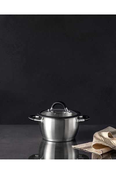 Madame Coco Colin Deep Pot - Steel - 18 cm