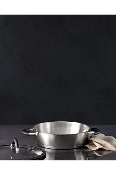 Madame Coco Colin Short Pot - Steel - 24 cm