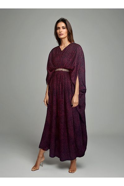 ECSTACY COUTURE Printed kaftan