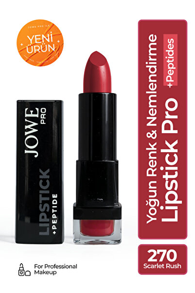 JOWE Professional Yoğun Renk Ve Nemlendirme Sağlayan Peptide İçerikli Ruj - 270
