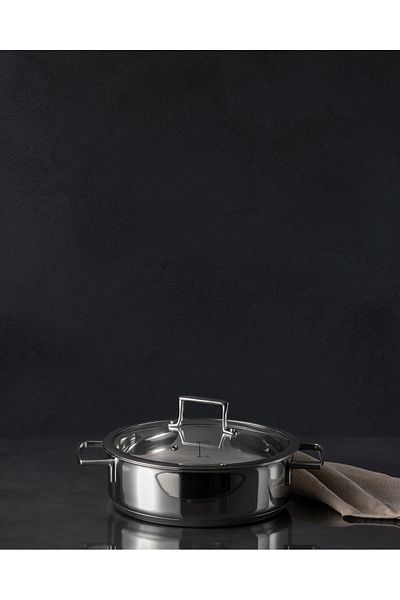 Madame Coco Elena Short Pot - Steel - 24 cm