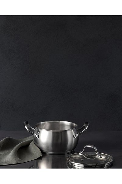 Madame Coco Avery Deep Pot - Steel - 18 cm