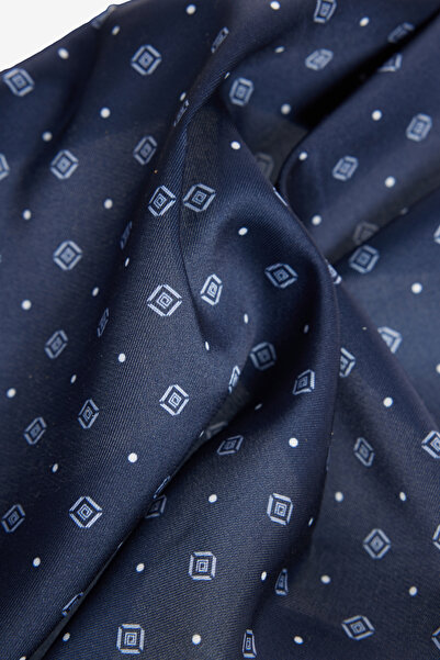 ALTINYILDIZ CLASSICS Erkek Lacivert Desenli Mendil