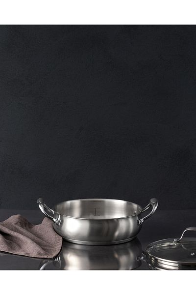Madame Coco Avery Short Pot - Steel - 24 cm