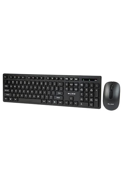 Blow Wireless keyboard and mouse set, 2.4 GHz, Blow, black