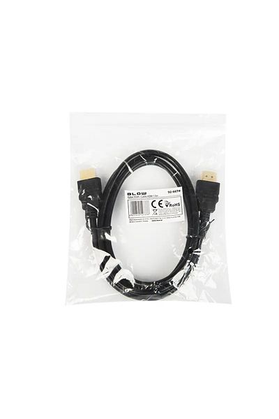 Blow Blow HDMI cable, 4K, Ethernet, black, 1.5m