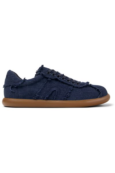 CAMPER Women's Summer Casual Hook And Loop Sneakers with Soft Soles and Elegant Tassels Lacivert