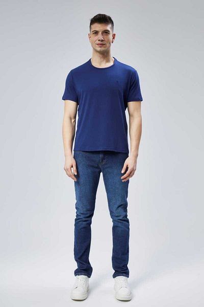 DOSXX Sport O-Neck Basic T-Shirt 94% Cotton 4% Lycra Short Sleeve Men's Tshirt