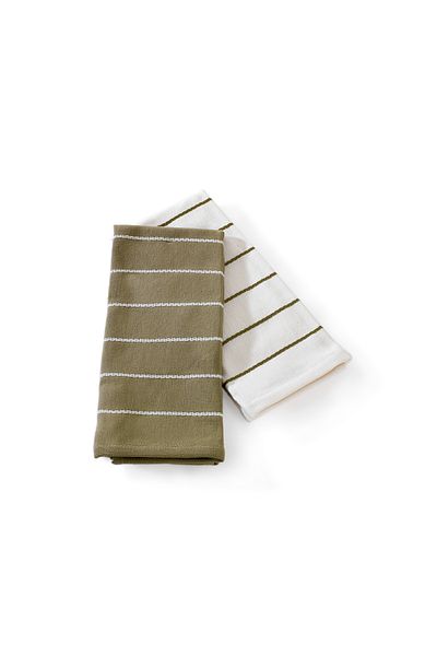 Schafer Home Misha 2 Pack Drying Cloth 40X60 Cm-Green