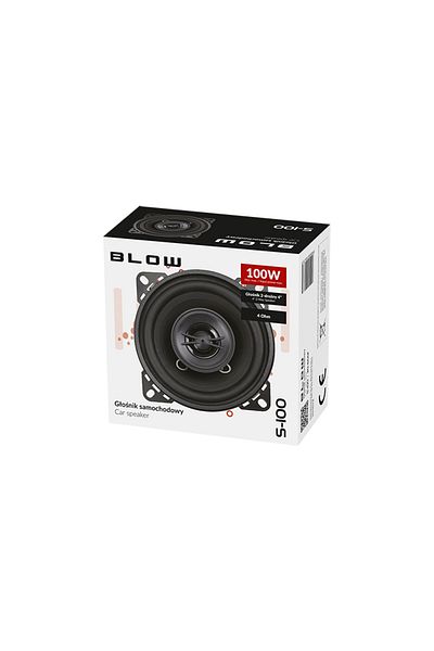 Blow Car speaker, 2-way, 4”, 100W, 4 ohms, Blow S-100