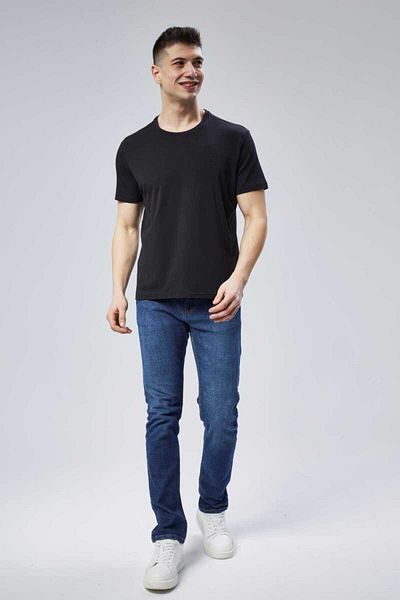 DOSXX Sport O-Neck Basic T-Shirt 94% Cotton 4% Lycra Short Sleeve Men's Tshirt