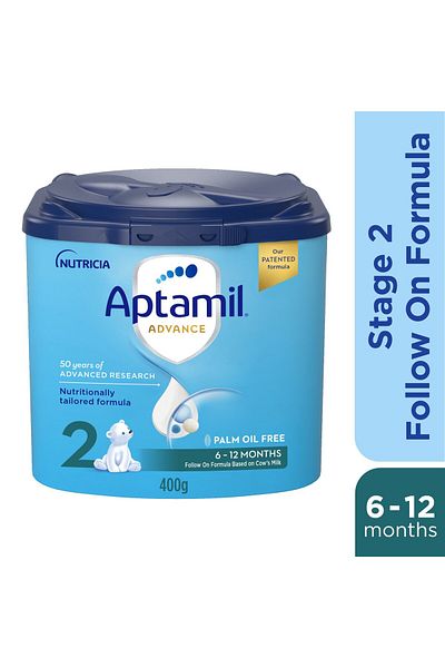 Aptamil Advance Stage 2 Follow On Formula From 6-12 Months 400 g