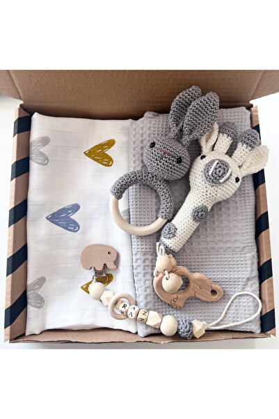 pelly wood baby Yenidoğan Hediye Seti
