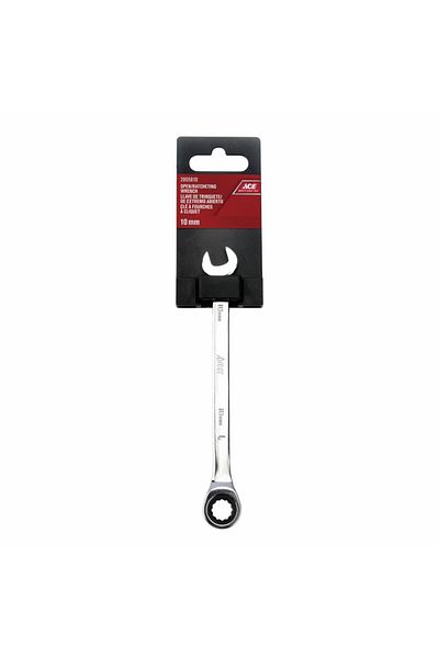ACE Steel Open Ratcheting Wrench (10 mm)