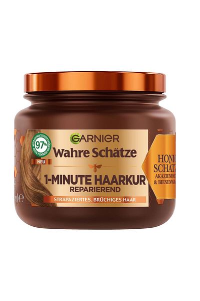 Garnier True Treasures 1-Minute Hair Mask, Garnier, 340 ml