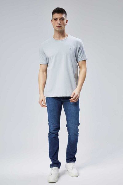 DOSXX Sport O-Neck Basic T-Shirt 94% Cotton 4% Lycra Short Sleeve Men's Tshirt