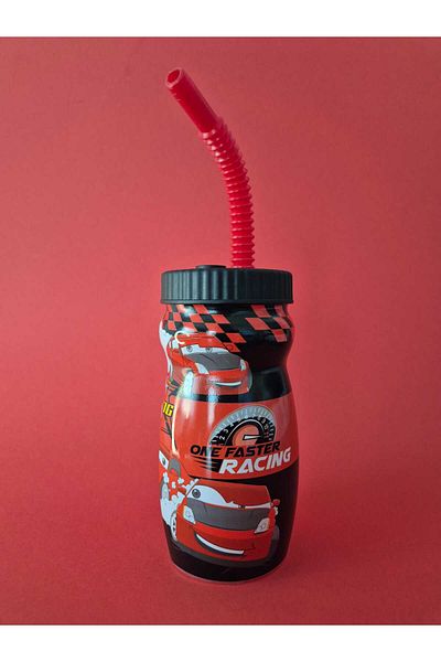 Qlüx Qlux Children's Water Bottle Children's Figure Water Bottle Joi with Straw L681