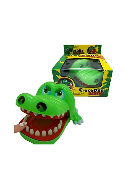 rexa Crocodile Dentist Game – Large Bite Finger Toy for Kids & Family Fun