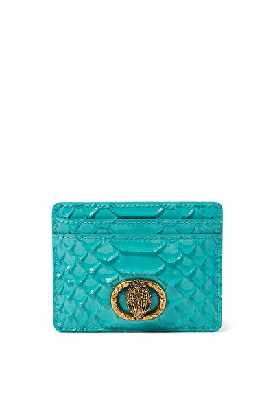 Kurt Geiger حامل بطاقات تشيلسي، حامل بطاقات جلدي مدمج للنساء