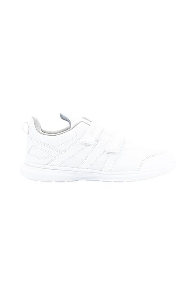 BATA Solid Sneakers with Hook and Loop Closure - Junior