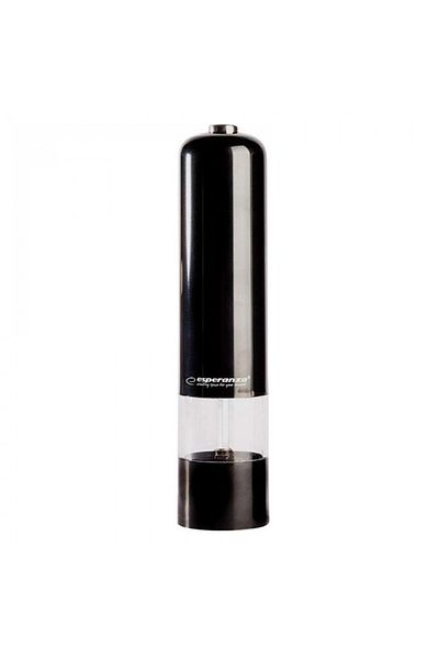 ESPERANZA Rasnita electrica pentru piper cu lumina Esperanza Malabar EKP001K, LED,Functionare cu 1 buton,Negru