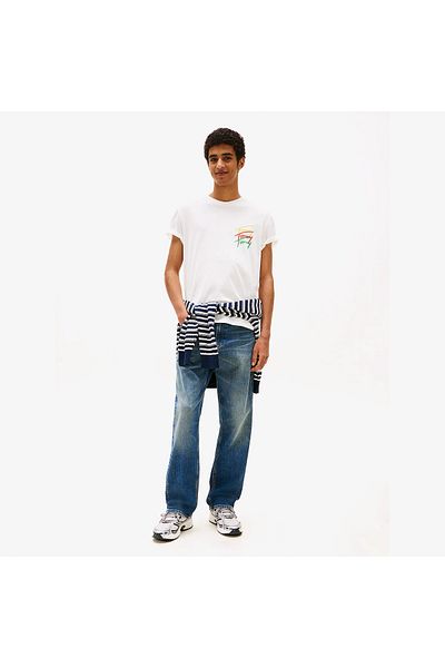 Tommy Hilfiger Męska koszulka TJM REG TWISTED SIGNTR TEE EXT