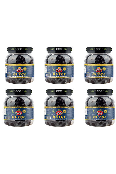 Ece GEMLİK BÜTÇE SİYAH ZEYTİN 1500 CC 6 ADET (6 KG)