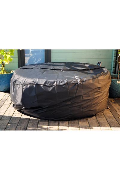Speedwellstar husă rotundă impermeabilă pentru mobilă, material Oxford, neagră, 190 x 80 cm