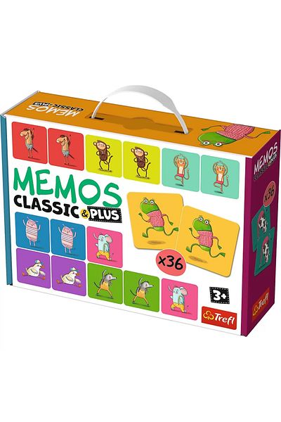 Trefl GAME MEMOS CLASSIC PLUS LET'S MOVE