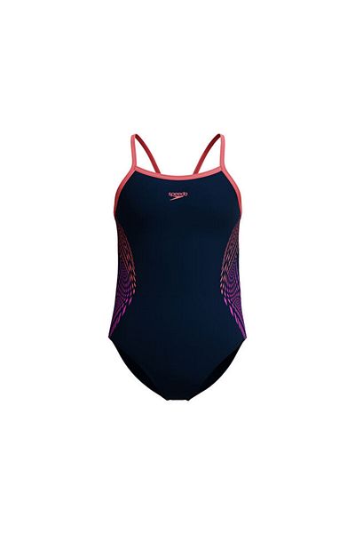 SPEEDO Бански костюм Plmt Pt Tstrp Msclbck 1Pc Jf Orange за момиче 8-00374918375 Orange