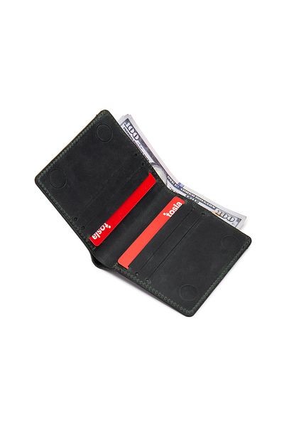 Niki Leather Fargo Genuine Real Leather Khaki Wallet with Coin Compartment Card Holder and Magnet Closure