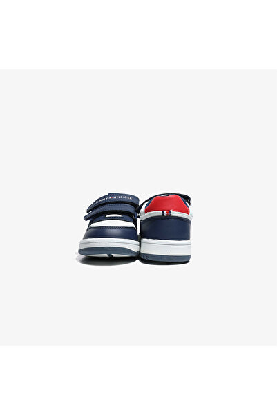 Tommy Hilfiger Flag and Hook Loop Bebek Lacivert Spor Ayakkabı