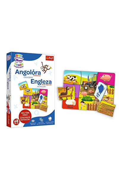 Trefl VZDĚLÁVACÍ HRA EDUPUZZLE ANGLIČTINA PRO PŘEDŠKOLNÍ DĚTI