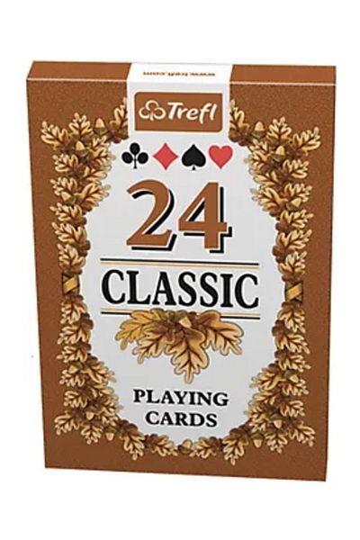 Trefl 24-LEAVE PLAYING CARDS CLASSIC MODEL
