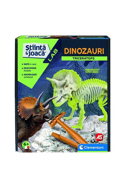 CLEMENTONI DISCOVER THE TRICERATOPS DINOSAUR