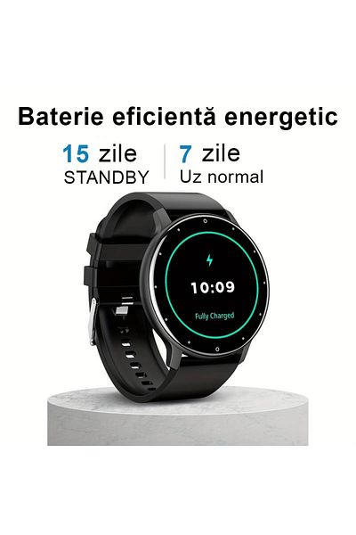 QuTek Smartwatch and fitness bracelet, BlackFIT®, Bluetooth calling, Call/Sms/Social Media Notifications