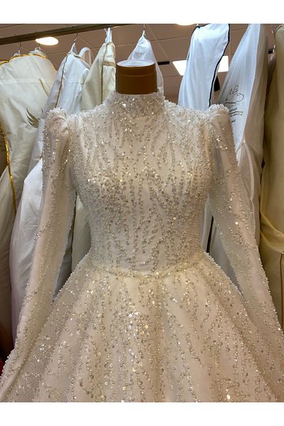 RENGARENG Tested Puffy Wedding Dress