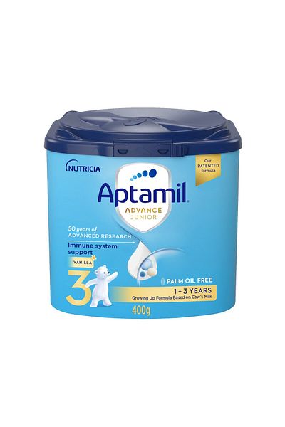 Aptamil Advance Junior Stage 3 Growing Up Formula Vanilla Flavour From 1-3 Years 400 g