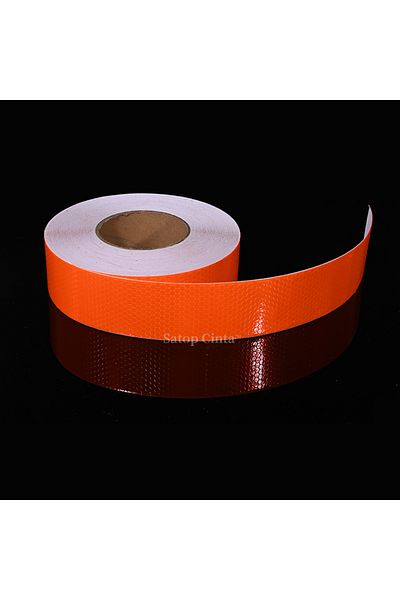 Choice Orange 5cm*3M Reflective Car Stickers Outdoor Waterproof Warning Tapes White Red Fluorescent Yellow