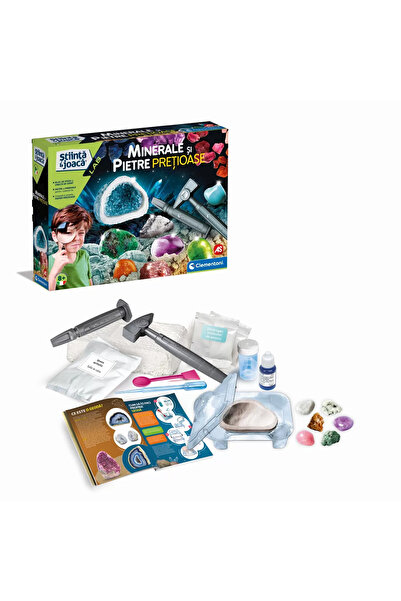 CLEMENTONI SCIENCE AND PLAY MINERALS AND GEMSTONES