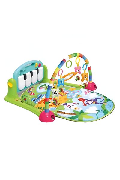 rexa Multifunction Baby Piano Fitness Rack – Interactive Play Gym with Music, Lights & Toys