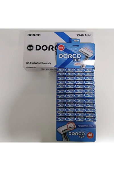 Dorco Tek Bıçak Kullan-At Jilet 96’lı Paket Pratik ve hijyenik tıraş deneyimi...