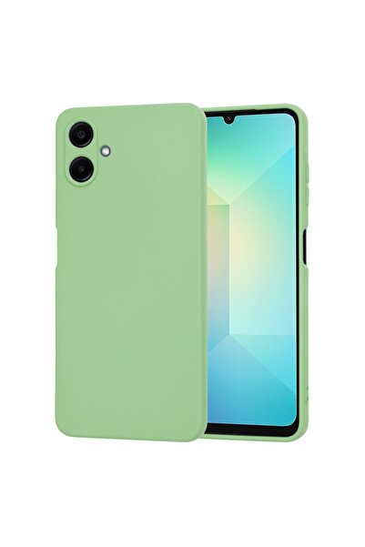 SKYDDAR INNOVATION Θήκη για Samsung Galaxy A06, Βελούδινη Σιλικόνη, SoftElegance, Ανοιχτό Πράσινο, σετ αυτοκόλλητων